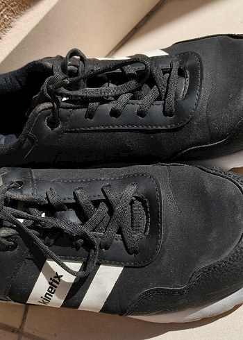 Siyah Kinetix Kadın Spor Ayakkabı - Görsel 2