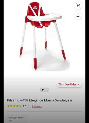 Diğer Beden Mama sandalyesi