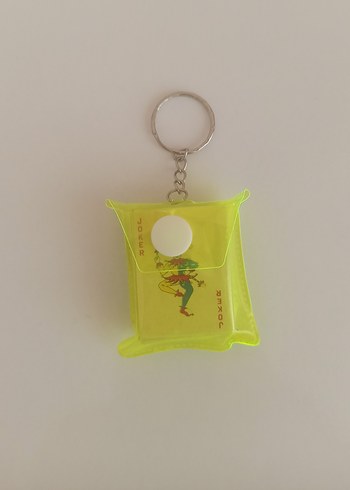 mini iskambil kağıtları anahtarlık koleksiyonluk