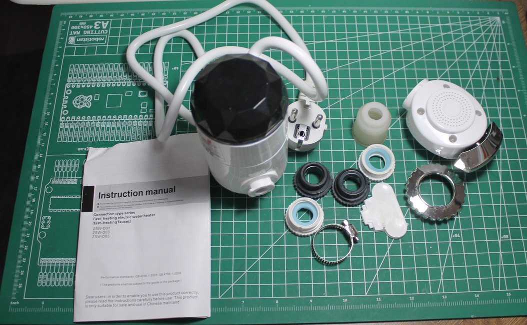 Elektrikli Isıtıcı Musluk ZSW-D01 Beyaz - Görsel 2