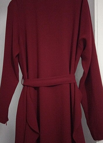 44 Beden bordo Renk Bordo elbise