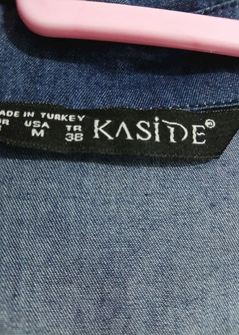 Lacivert Uzun Kot elbise - Görsel 3