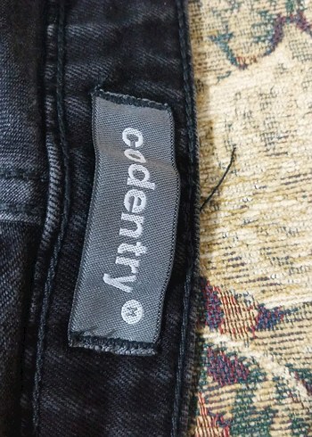 siyah Kadın Kot Pantolon - Görsel 3