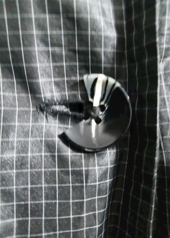 Gri Kadın Uzun Düğmeli Trençkot - Görsel 4