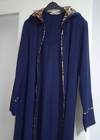 Mavi Uzun Kollu Salaş ferace - Görsel 2