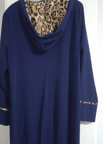 Mavi Uzun Kollu Salaş ferace - Görsel 4