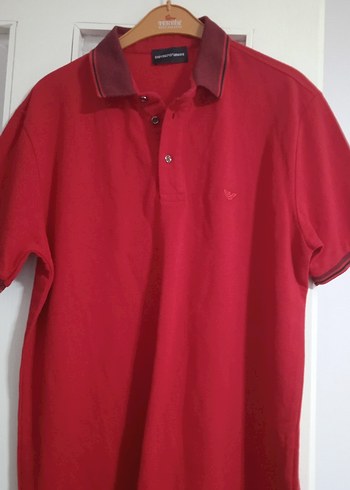 Kırmızı Erkek Polo Yaka Kısa Kollu Tişört - Görsel 2