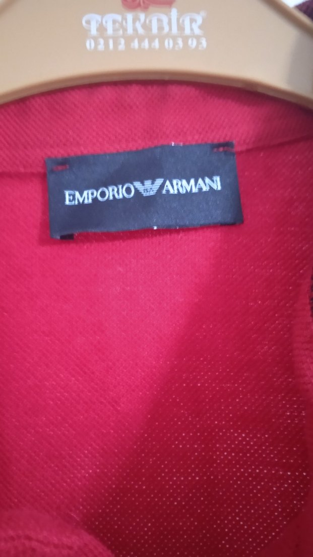 Kırmızı Erkek Polo Yaka Kısa Kollu Tişört - Görsel 4