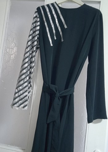 haki yeşil çan elbise - Görsel 2