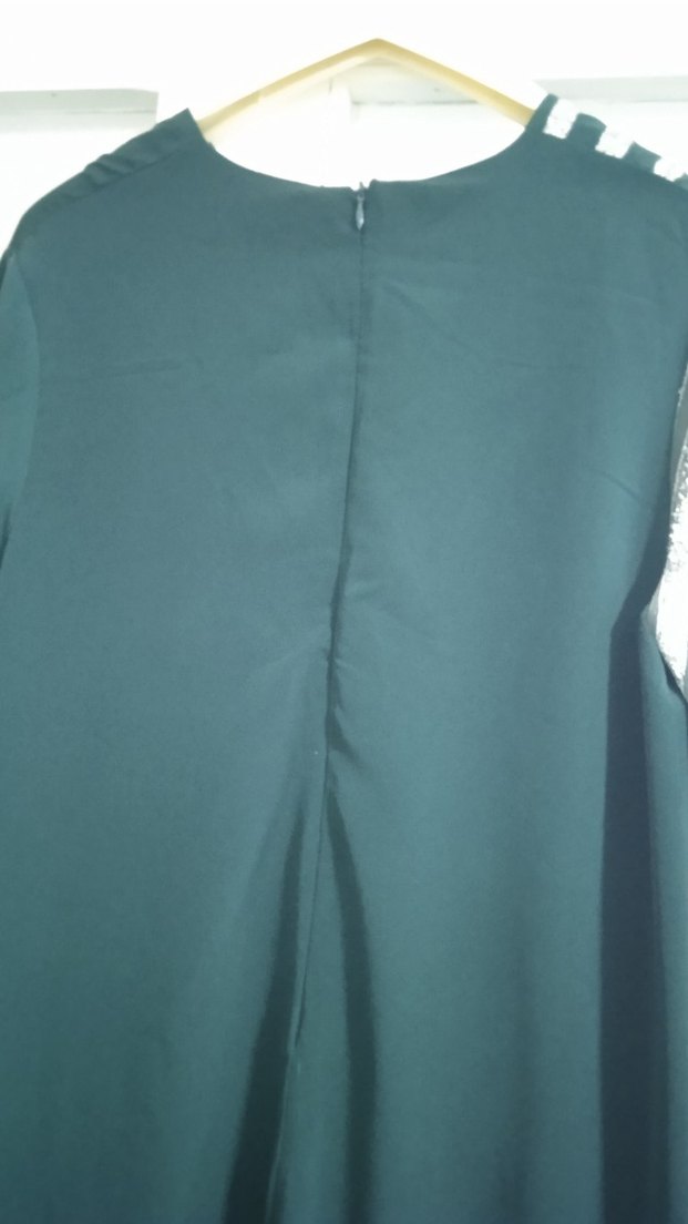 haki yeşil çan elbise - Görsel 5