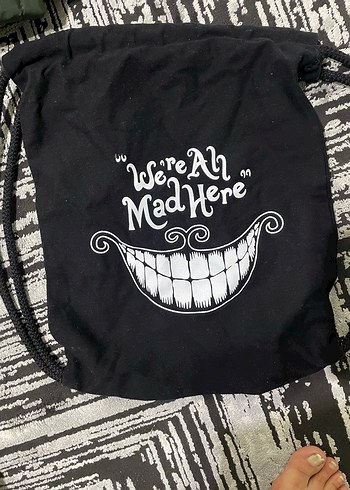 Siyah Bağcıklı Spor Sırt Çantası - Görsel 2