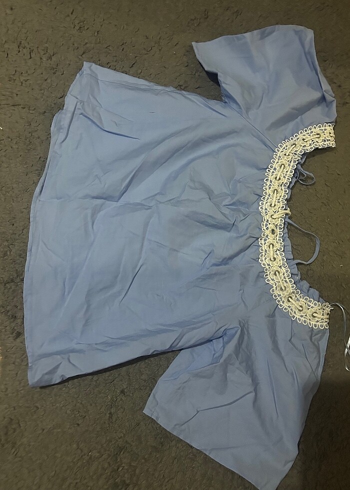 Koton omzu açık bluz - Görsel 3