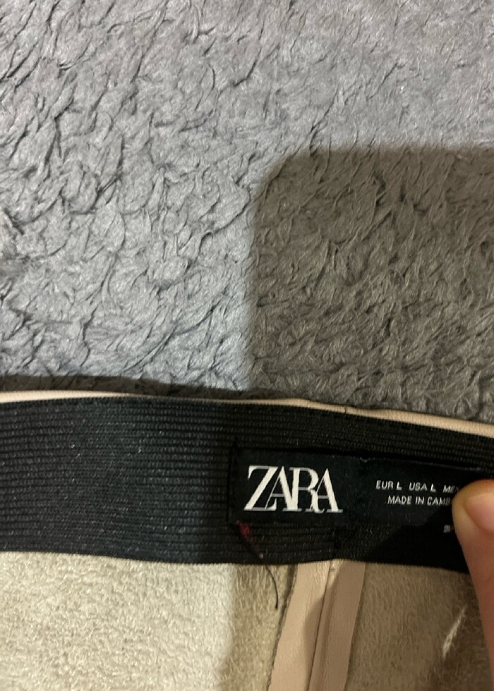 Zara deri pantolon - Görsel 4