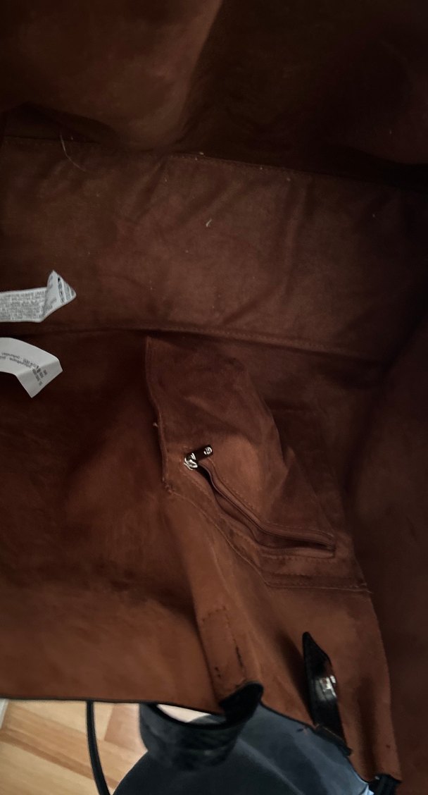 Siyah Deri Kadın Çanta - Görsel 3