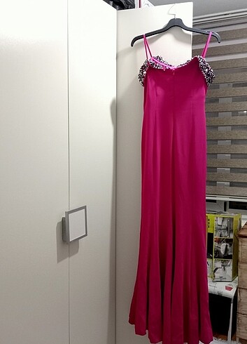 Balık Model Kayık Yaka Abiye - Görsel 2