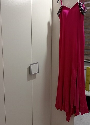 Balık Model Kayık Yaka Abiye - Görsel 3