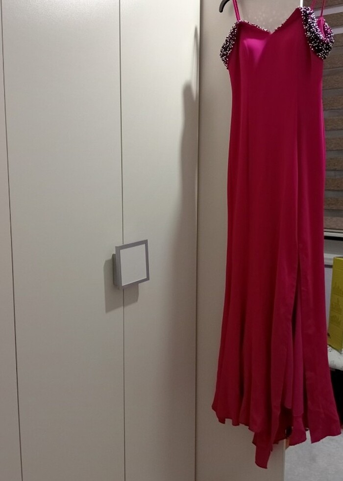 Balık Model Kayık Yaka Abiye - Görsel 3