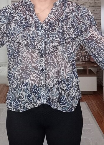 Zara ŞİFON GÖMLEK
