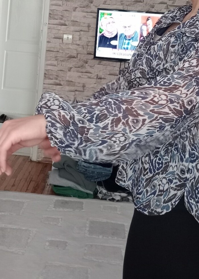 ŞİFON GÖMLEK - Görsel 5