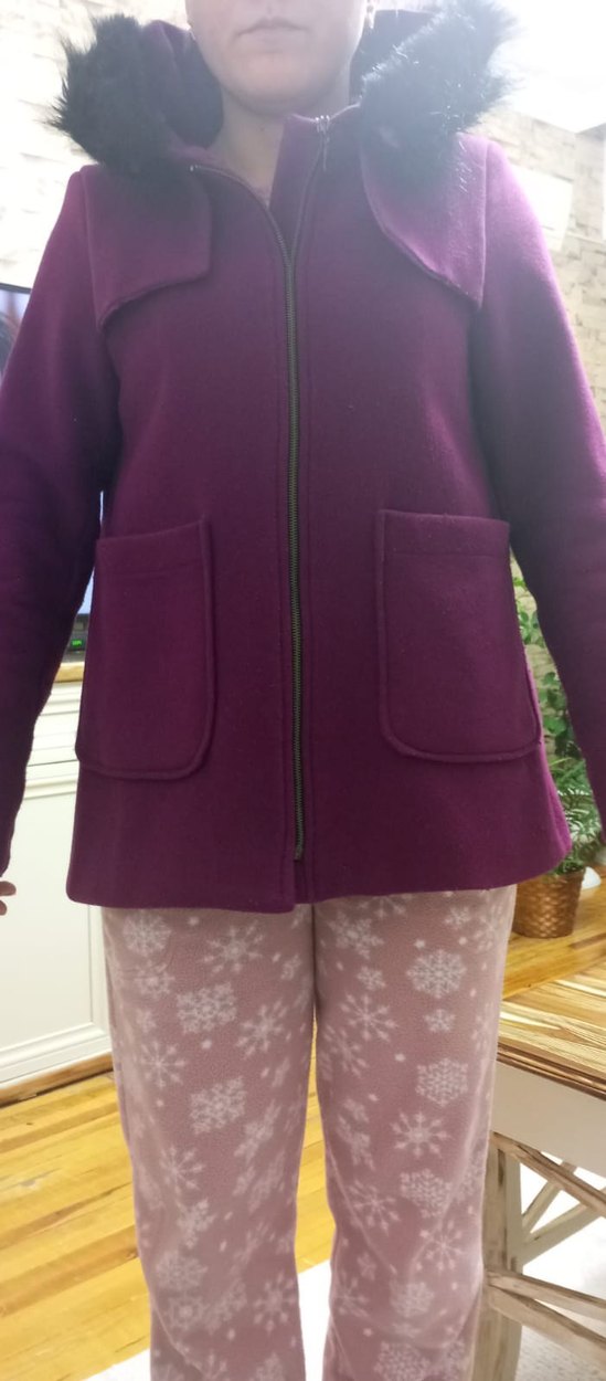 Mor Kürklü Ceket - Görsel 2