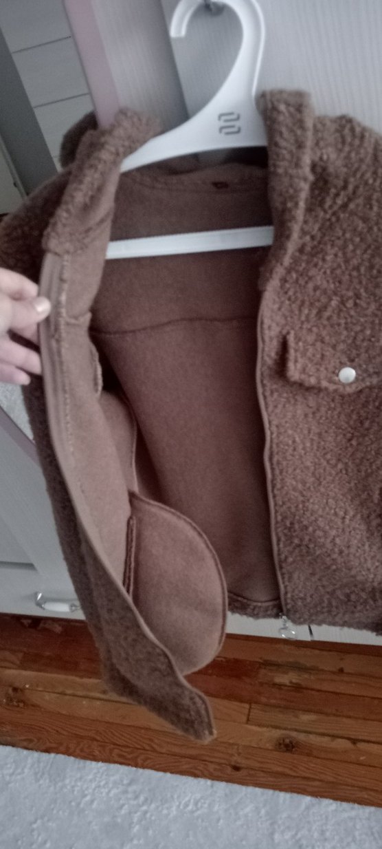 Kahverengi Kadın Midi Kürklü Ceket - Görsel 2