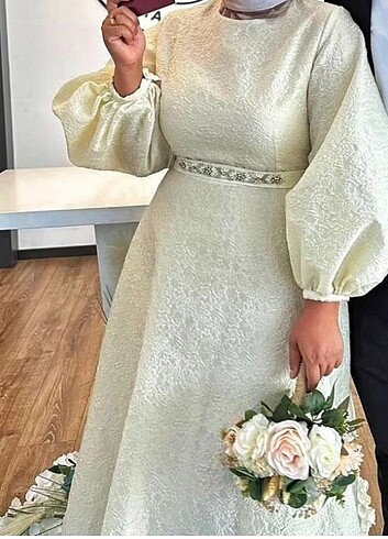 Tesettür Nikah elbisesi 