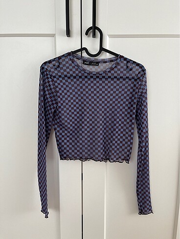 Pull and Bear Tül bluz