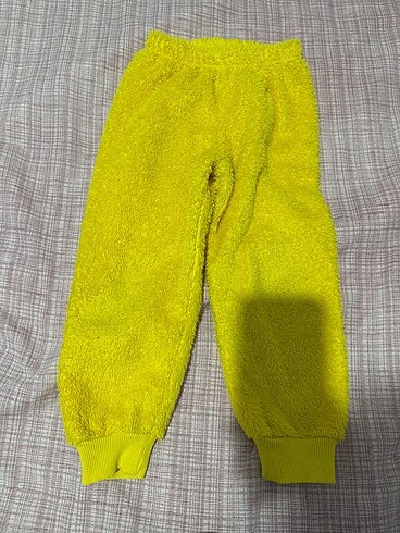 24-36 Ay Beden sarı Renk Kışlık pijama takımı