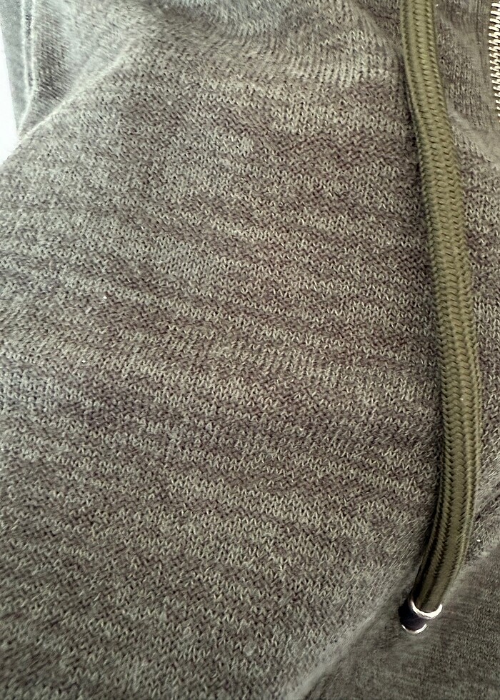 KısaKesim Kapüşonlu Fermuarlı Sweatshirt - Görsel 5