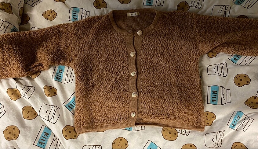 Batik örme yelek/ceket