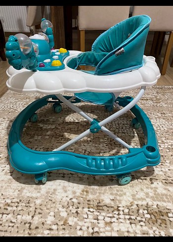 Prego Turkuaz Bebek Yürüteci