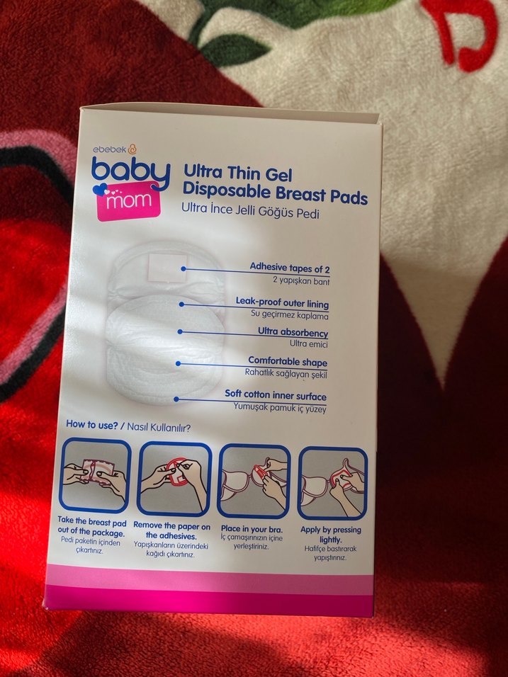 Baby Mom Ultra İnce Jelli Göğüs Pedi 100'lü - Görsel 3