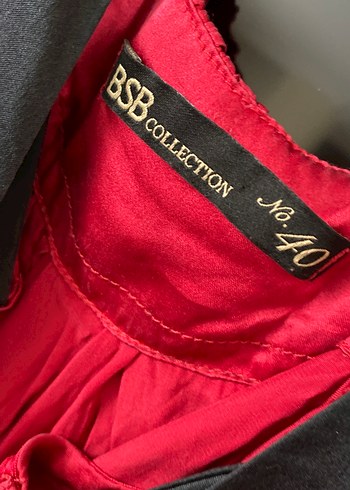 Kırmızı Drapeli Midi saten gecelik - Görsel 3