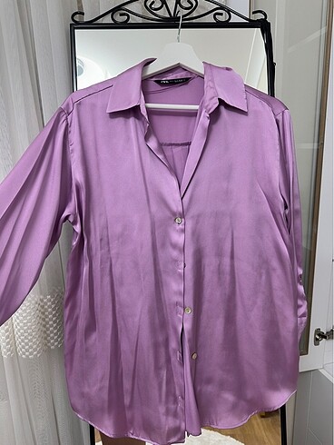 ZARA SATEN GÖMLEK - Görsel 2