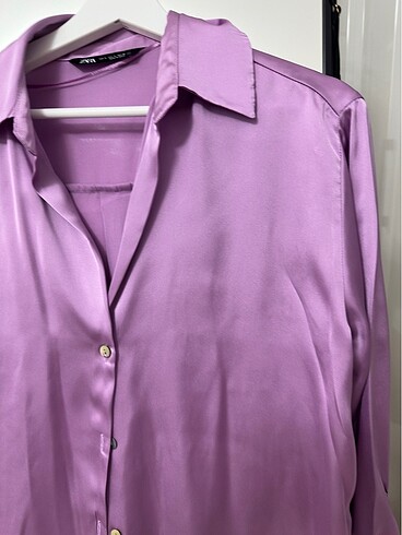 ZARA SATEN GÖMLEK - Görsel 6