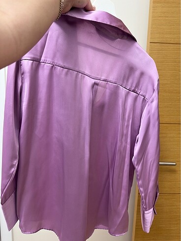 ZARA SATEN GÖMLEK - Görsel 7