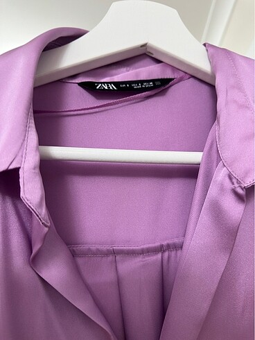 ZARA SATEN GÖMLEK - Görsel 4