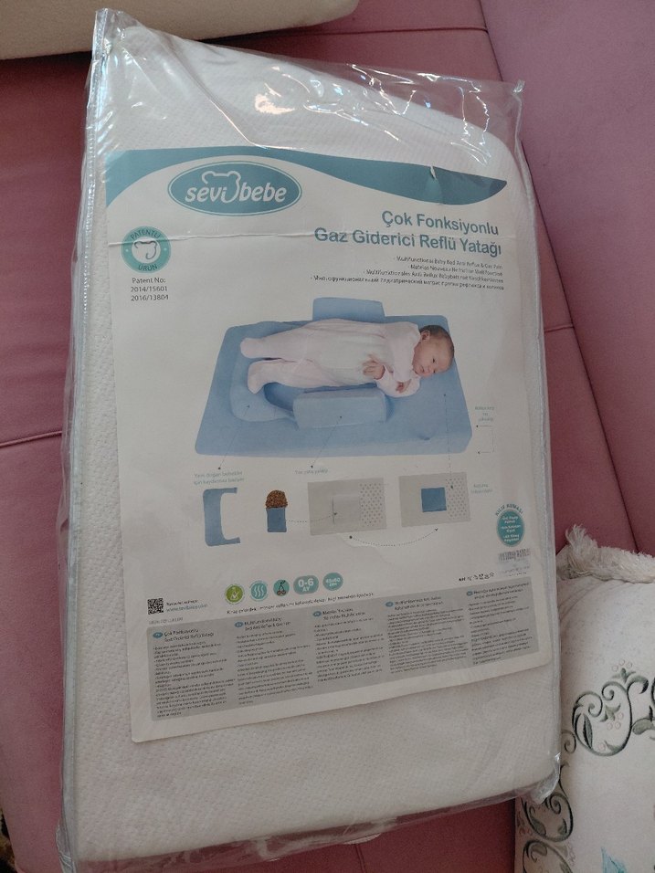 SevBebe Çok Fonksiyonlu Gaz Giderici Bebek Yatağı - Görsel 2
