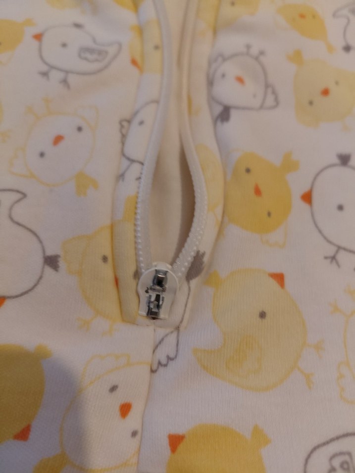 Sarı Bebek Tulumu, Civciv Desenli - Görsel 2