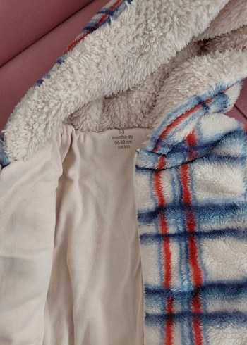 Peluş Kürklü Pastel Renkli Bebek Tulumu - Görsel 2