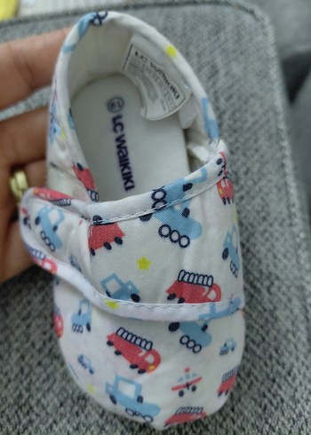 Renkli Baskılı Erkek Bebek İlk Adım Ayakkabısı - Görsel 2