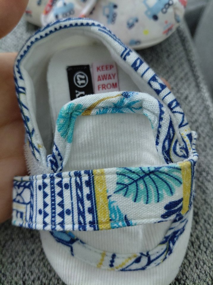 Renkli Baskılı Erkek Bebek İlk Adım Ayakkabısı - Görsel 5