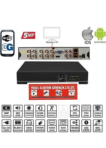 Beden Renk 4 LI SET 5 MP GECE GÖRÜŞLÜ RENKLİ NET HD CEPTE IZLE