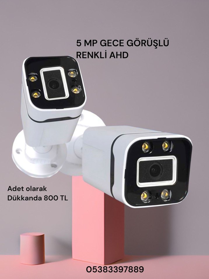 5 MP Renkli Güvenlik Kamerası AHD - Görsel 3