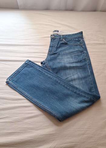 34 Beden Erkek Mavi Denim Regular Fit Jean Pantolon