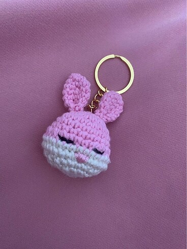 Beden Amigurumi Minik Tavşan anahtarlık