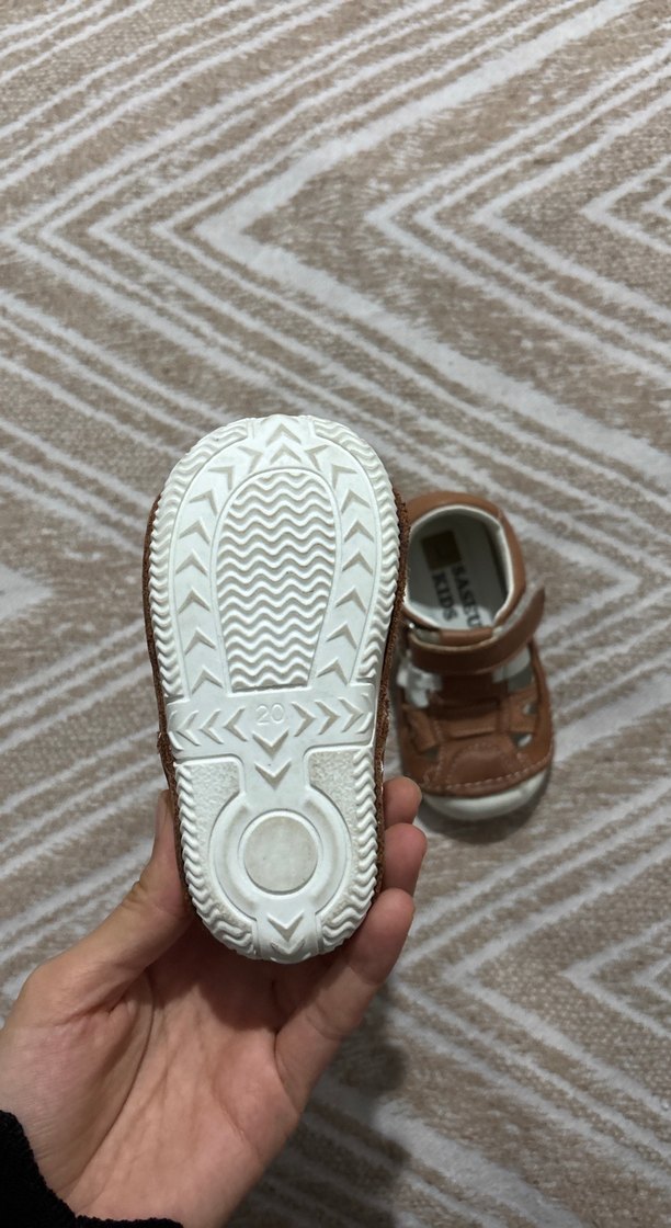 Kahverengi Erkek Bebek İlk Adım Ayakkabısı - Görsel 2