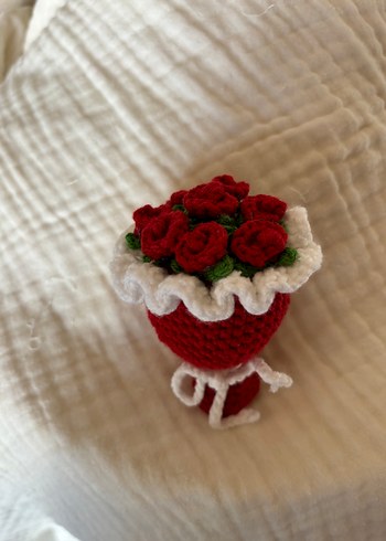 Buket amigurumi anahtarlık