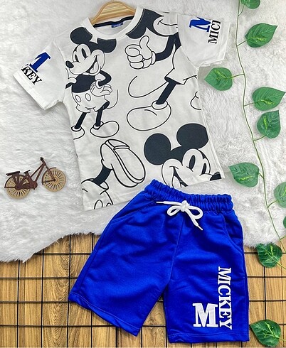 4 Yaş Beden çeşitli Renk Erkek çocık mickey mouse takım
