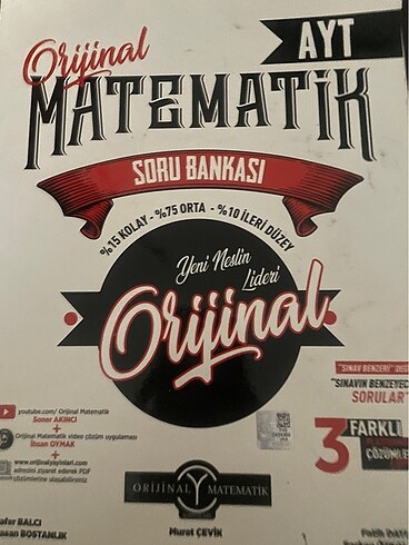 orijinal ayt matematik